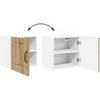 Sieninė spintelė PORTO 2 pcs Amatininkų ąžuolas 40 x 31 x 40 cm