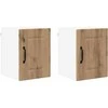 Sieninė spintelė PORTO 2 pcs Amatininkų ąžuolas 30 x 31 x 40 cm