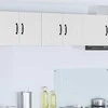 Virtuvės sieninė spintelė su durimis Lucca Itin blizgi balta
