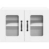 Sieninis stiklinis kabinetas LUCCA Balta 60 x 31 x 40 cm