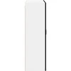 Sieninis stiklinis kabinetas LUCCA Juoda 80 x 31 x 100 cm