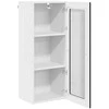 Sieninis stiklinis kabinetas PORTO Juoda 40 x 31 x 100 cm