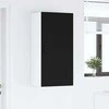 Sieninė spintelė PORTO Juoda 50 x 31 x 100 cm Apdirbta mediena