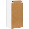 Sieninis stiklinis kabinetas LUCCA Juoda 40 x 31 x 80 cm
