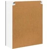 Sieninis stiklinis kabinetas LUCCA Juoda 80 x 31 x 100 cm