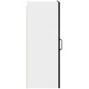Sieninis stiklinis kabinetas PORTO Juoda 40 x 31 x 80 cm