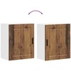 virtuvės sieninės spintos 2 vnt "Porto" Old Wood
