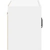 Sieninė spintelė LUCCA 2 pcs Itin blizgi balta 60 x 31 x 40 cm