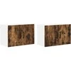 Sieninė spintelė LUCCA 2 pcs Dūminio ąžuolo 60 x 31 x 40 cm