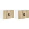 Virtuvės sieniniai spintelės Lucca 2 pcs Sonoma ąžuolas