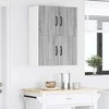Virtuvės sieniniai spintelės Lucca 2 pcs Pilka sonoma ąžuolo