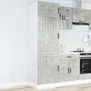 virtuvės spinta "Lucca" Betoninė pilka inžinerinė mediena