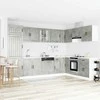 Kriaušės pagrindinė spintelė Lucca 2 pcs Betono pilka