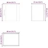 Indaplovės plokštė 2 pcs Amatininkų ąžuolas 40 x 31 x 40 cm