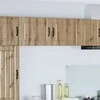 Sieninė spintelė PORTO 2 vnt. Amatininkų ąžuolas