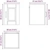Sieninė spintelė PORTO 2 pcs Amatininkų ąžuolas 30 x 31 x 40 cm