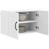 Sieninė spintelė PORTO 2 pcs Balta 60 x 31 x 40 cm