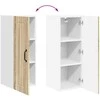 Indaplovės plokštė Lucca 2 pcs Sonoma ąžuolas 30 x 31 x 80 cm
