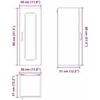 Indaplovės plokštė Kalmar 2 pcs Rudas ąžuolas 30 x 31 x 80 cm