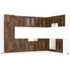 Virtuvės spintelė Kalmar 2 pcs Ruda 80 x 46 x 81.5 cm