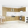 Kriaušės pagrindinė spintelė Lucca 2 pcs Amatininkų ąžuolas