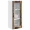 Sieninis stiklinis kabinetas PORTO Senas medis 40 x 31 x 100 cm