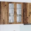Sieninis stiklinis kabinetas PORTO Senas medis 80 x 31 x 100 cm
