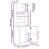 Virtuvės bufetai Senas medis 60 x 50 x 180 cm