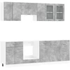 Virtuvės spintelių komplektas Lyon 8 pcs 240 x 46 x 81,5 cm