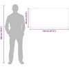 Virtuvės atbraila 2 vnt. Balta 120 x 60 cm grūdintas stiklas
