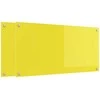 Virtuvės atbraila 2 pcs Geltona 100 x 50 cm grūdintas stiklas