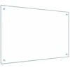 Virtuvės atbraila 2 pcs Skaidrus 90 x 60 cm grūdintas stiklas