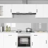 Virtuvės atbraila 2 pcs Skaidrus 110 x 40 cm grūdintas stiklas