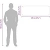 Virtuvės atbraila 2 vnt. Skaidrus 120 x 40 cm grūdintas stiklas