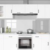 Virtuvės atbraila 2 pcs Skaidrus 110 x 60 cm grūdintas stiklas