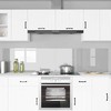 Virtuvės atbraila 2 pcs Skaidrus 110 x 50 cm grūdintas stiklas
