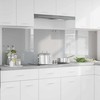 Virtuvės atbraila 2 pcs Šviesiai pilka 100 x 60 cm