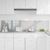 Virtuvės atbraila 2 pcs Šviesiai pilka 90 x 40 cm