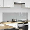 Virtuvės atbraila 2 pcs Šviesiai pilka 70 x 40 cm