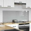 Virtuvės atbraila 2 pcs Šviesiai pilka 70 x 50 cm