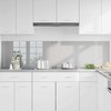 Virtuvės atbraila 2 pcs Šviesiai pilka 100 x 50 cm