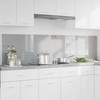 Virtuvės atbraila 2 pcs Šviesiai pilka 100 x 50 cm