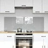 Virtuvės atbraila 2 pcs Šviesiai pilka 70 x 50 cm