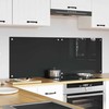 Virtuvės atbraila 2 pcs Tamsiai pilka 70 x 50 cm
