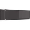 Virtuvės užpakalinė plokštė 2 pcs Tamsiai pilka 120 x 40 cm