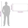 Virtuvės atbraila 2 pcs Tamsiai pilka 110 x 50 cm