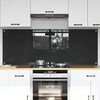 Virtuvės atbraila 2 pcs Tamsiai pilka 80 x 60 cm