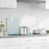 Virtuvės atbraila Pienas 100 x 40 cm grūdintas stiklas