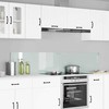 Virtuvės užpakalinė plokštė 2 pcs Balta 100 x 40 cm