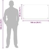 Virtuvės atbraila 2 pcs Balta 100 x 50 cm grūdintas stiklas